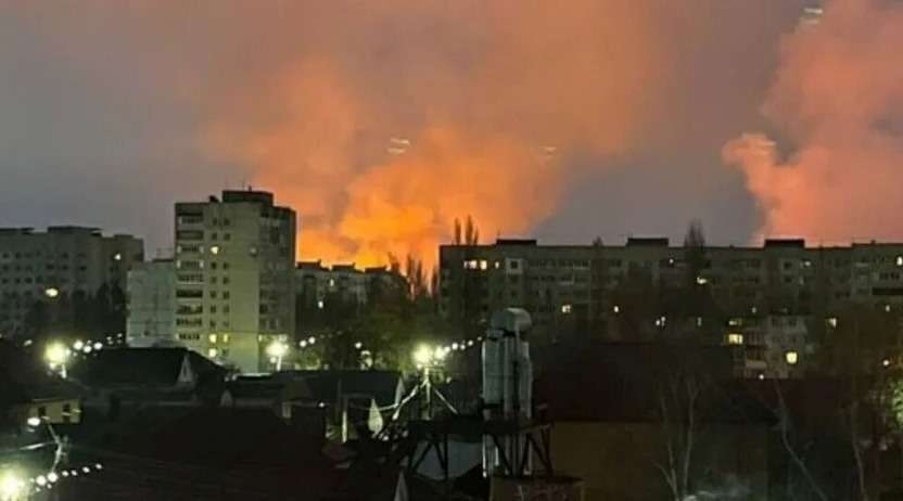 Уражено склади боєприпасів у Брянській області