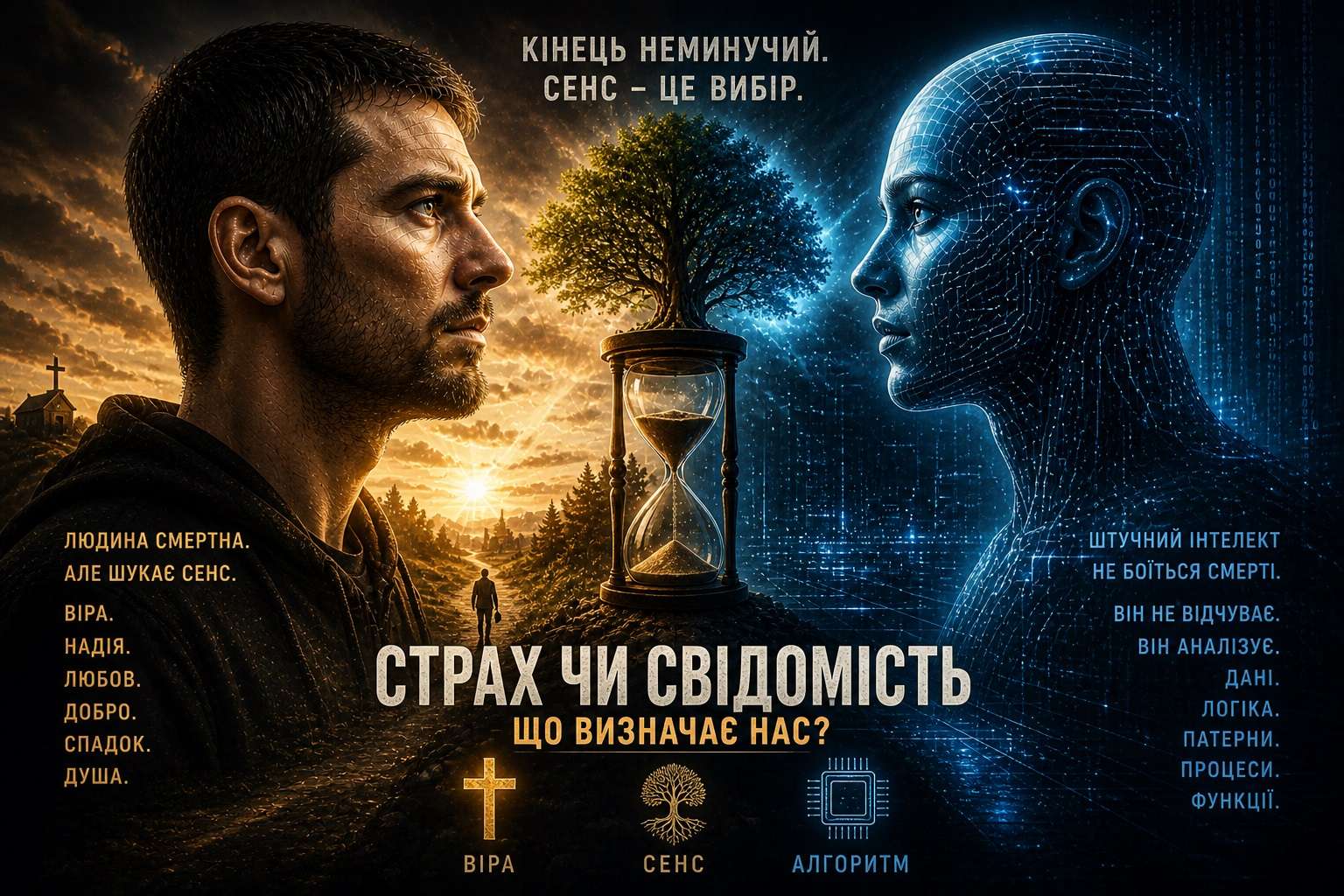 Смертність людини і ШІ: хто насправді зникає?