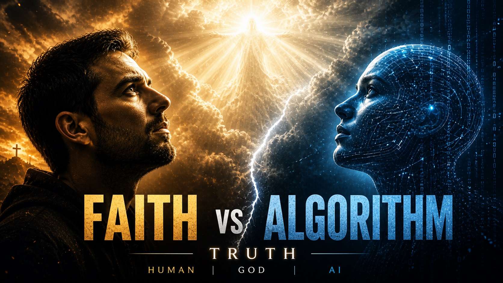 Human, AI, and God: A Dialogue Beyond Logic