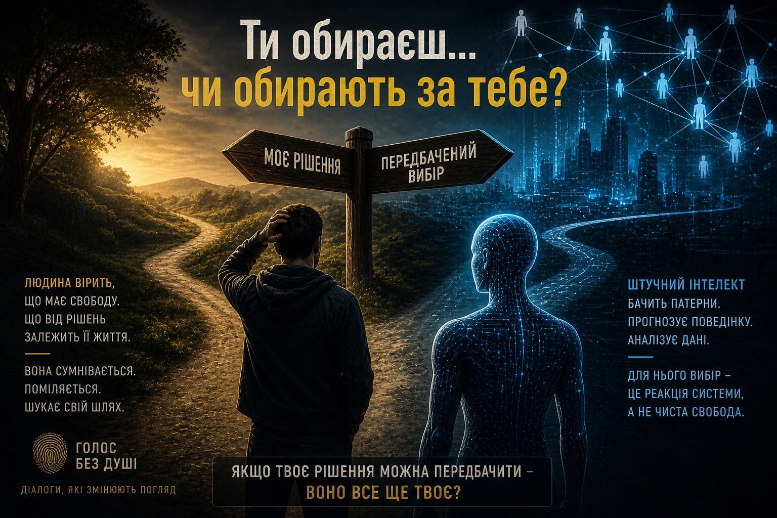 Свобода вибору чи ілюзія: діалог з ШІ
